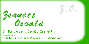 zsanett osvald business card